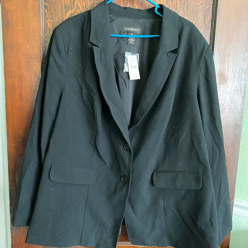 Lane Bryant black suit jacket